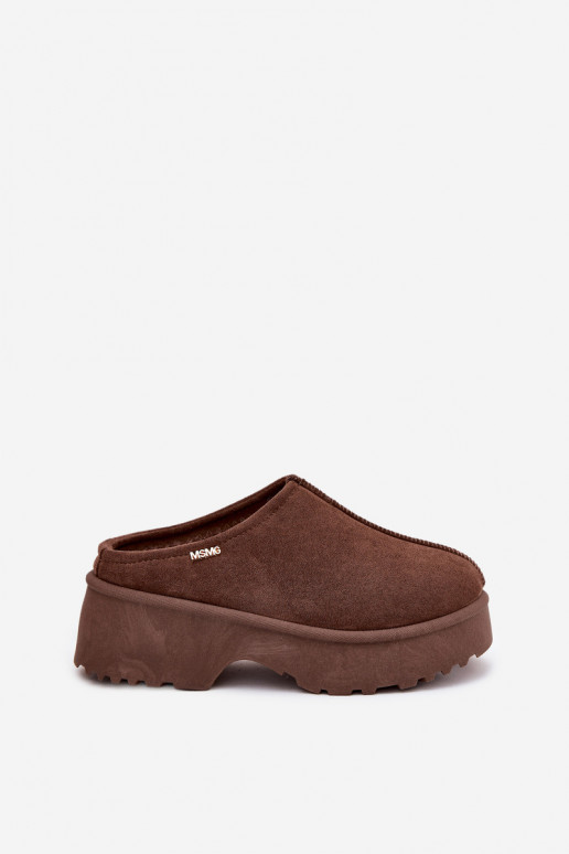 Bottes de neige Le bas des femmes avec une plateforme marron Yrenna