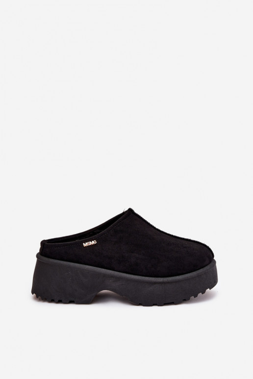 Bottes de neige Le bas des femmes avec une plateforme couleur noire Yrenna