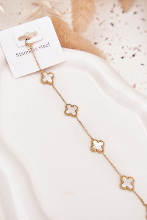 Un bracelet Avec pendentifs Stal NierdzeÀna or-PerłoÀa