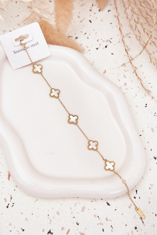 Un bracelet Avec pendentifs Stal NierdzeÀna or-PerłoÀa