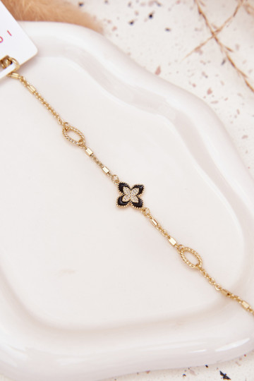 Un braceletKoniczynką Stal Chirurgiczna couleur dorée 2