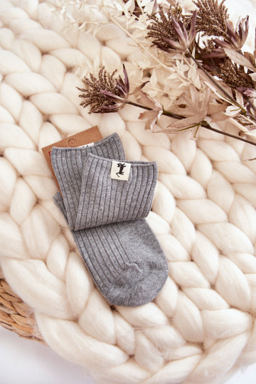 Chaussettes pour femmes sans compression couleur grise 2