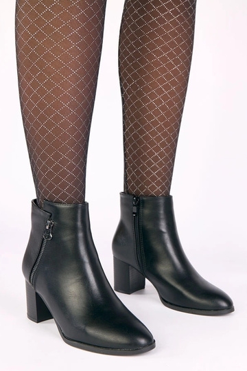 Bottes classiques noires à...