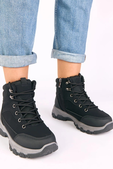 Bottines noires à...