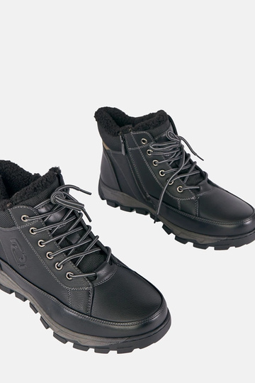 Bottines noires pour hommes... 2