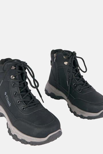 Bottines noires pour hommes doublées à semelle surélevée Pedro 2