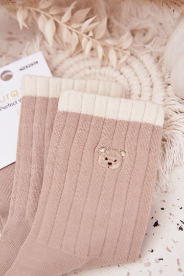 Chaussettes Féminin BaÀełnianePetitm Nounoursm beige