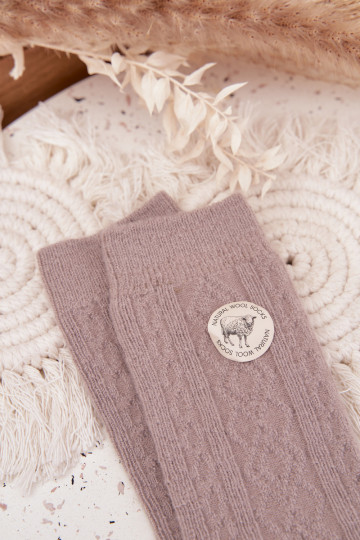 Chaussettes Féminin DANSełniane couleur grise