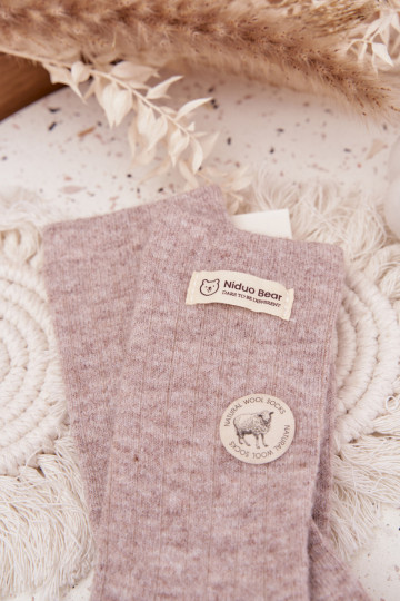 chaud DANSełniane Chaussettes FémininActivészyÀką beige