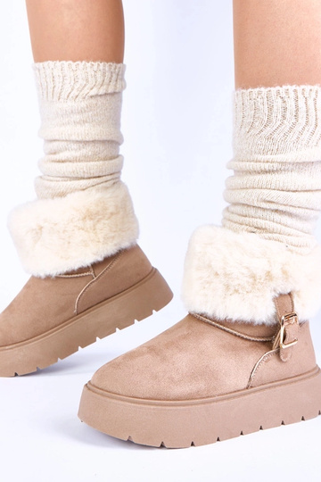 Bottes de neige sable foncé... 2