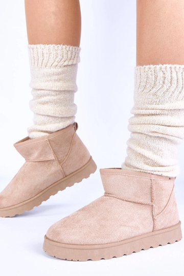Bottes de neige sable avec fourrure Roelle 2