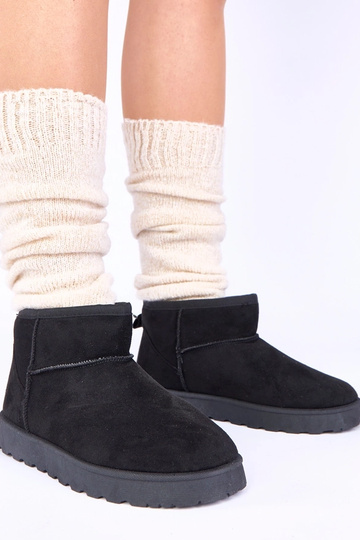 Bottes de neige noires avec...