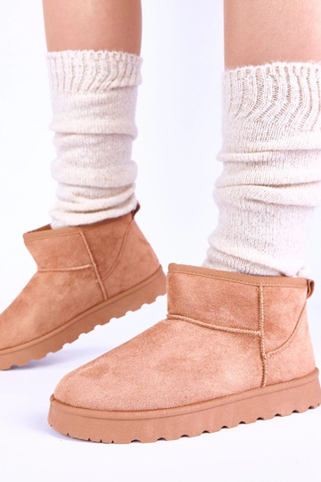 Bottes de neige brunes avec fourrure Roelle 2