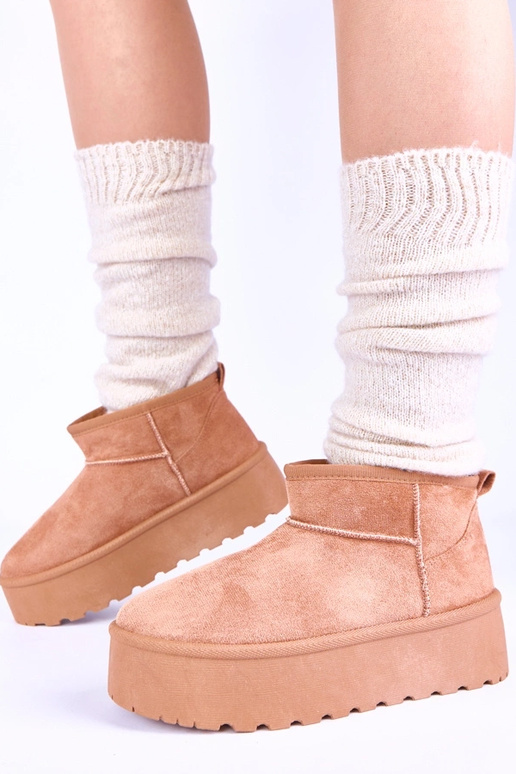 Bottes de neige à plateforme en...