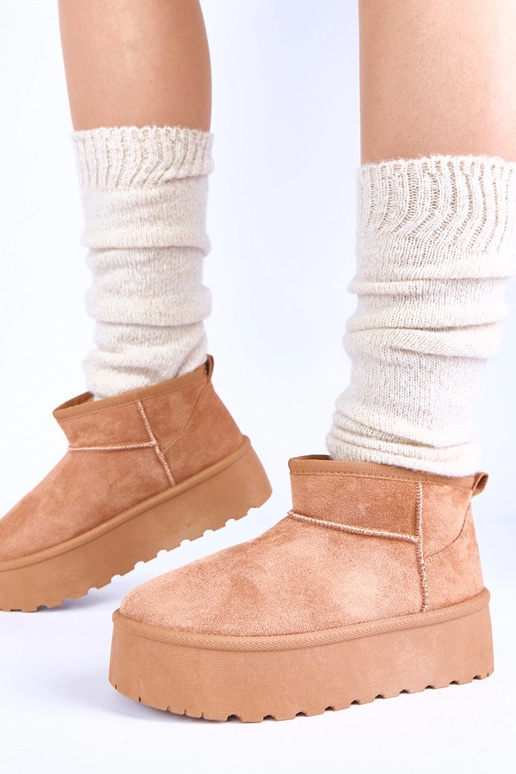 Bottes de neige à plateforme en...