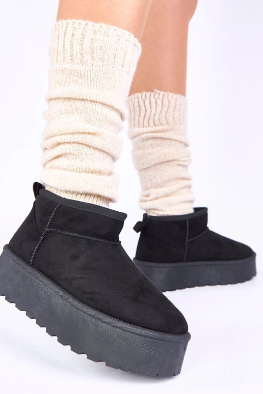 Bottes de neige à plateforme en...