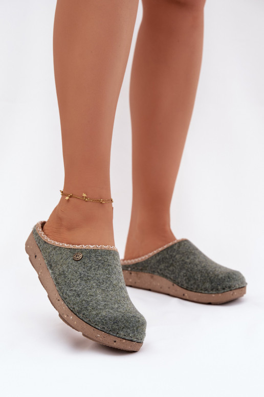 chaussures fait maison Chaussons Féminin Inblu ED000031 couleur verte