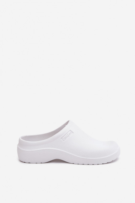 Pantoufles légères Chaussons Sabots Féminin couleur blanche Parissa