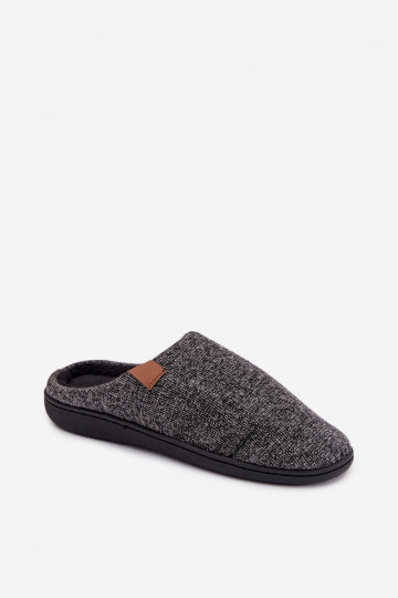 Mules noires pour hommes Serevan