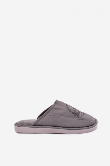 Pantoufles grises pour hommes « Tiranne » 2