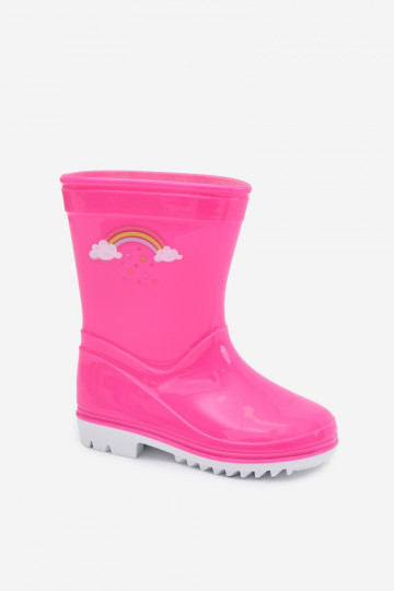 Bottes en caoutchouc roses pour enfants « Esalina »