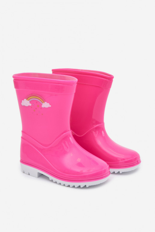 Bottes en caoutchouc Puéril couleur rose Esalina