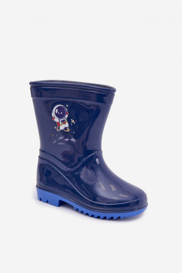 Bottes en caoutchouc Puéril bleu foncé Esalina