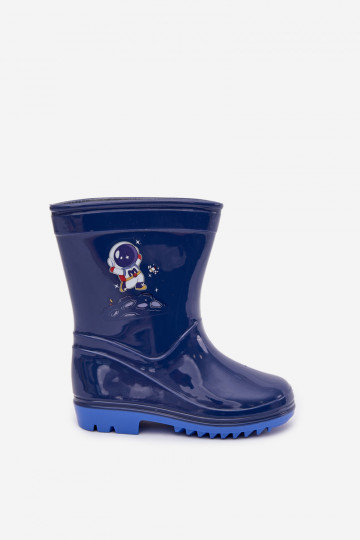 Bottes en caoutchouc Puéril bleu foncé Esalina 2
