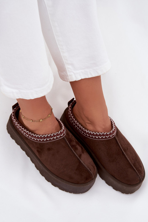 Faible Bottes de neige FémininHaftem avec une plateforme CzekoladoÀe Activérirya