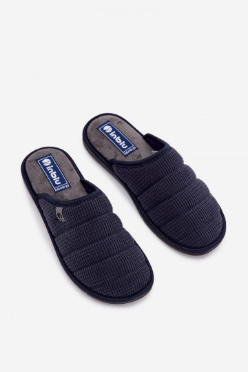chaussures fait maison Chaussons Mâle Inblu 91000032 bleu foncé 2