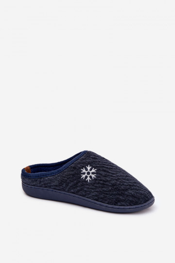 Claquettes pour hommes couleur bleu foncé Darline