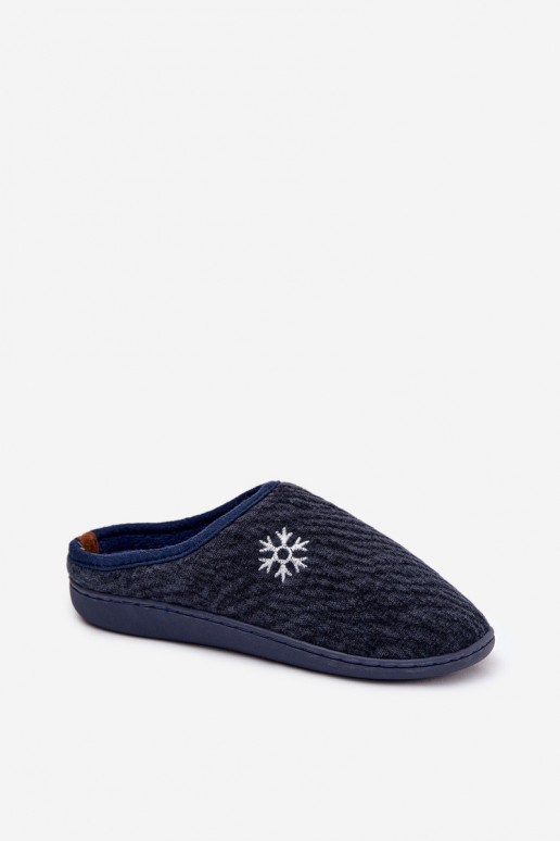 Chaussons Mâle bleu foncé Darline