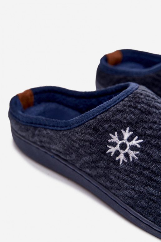 Chaussons Mâle bleu foncé Darline