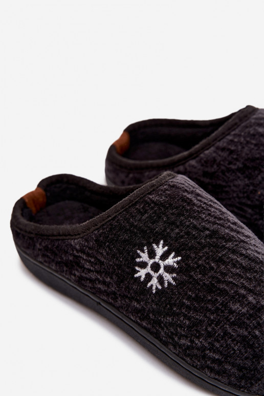 Chaussons Mâle couleur noire Darline