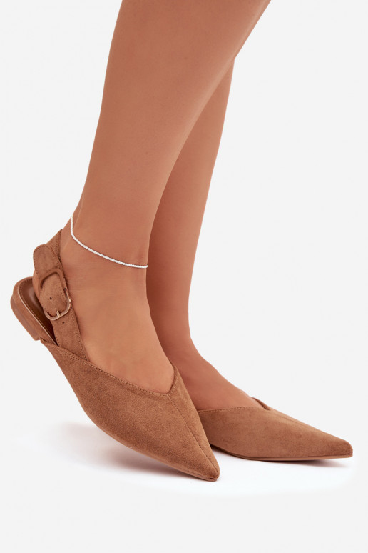 Ballerines Féminin avec boucles marron Tanelia