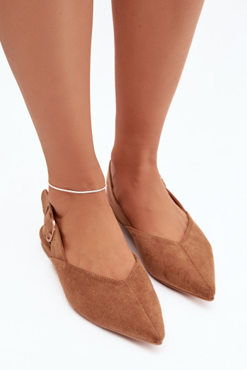Ballerines Féminin avec boucles marron Tanelia