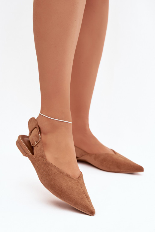 Ballerines Féminin avec boucles marron Tanelia