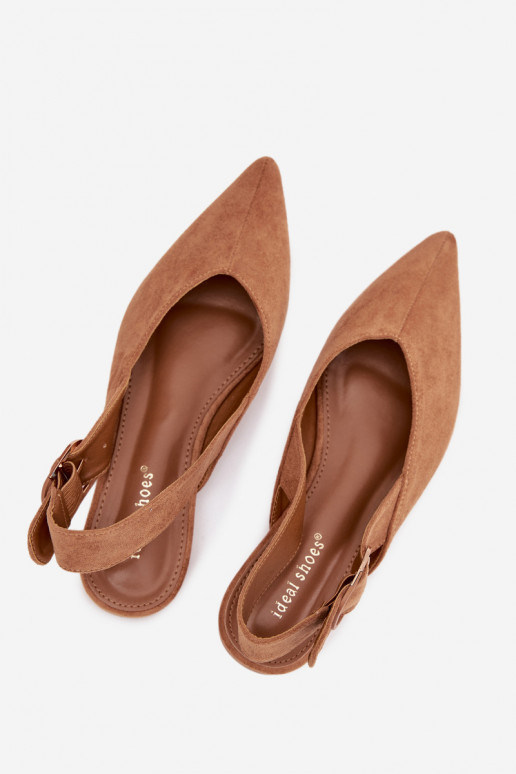Ballerines Féminin avec boucles marron Tanelia
