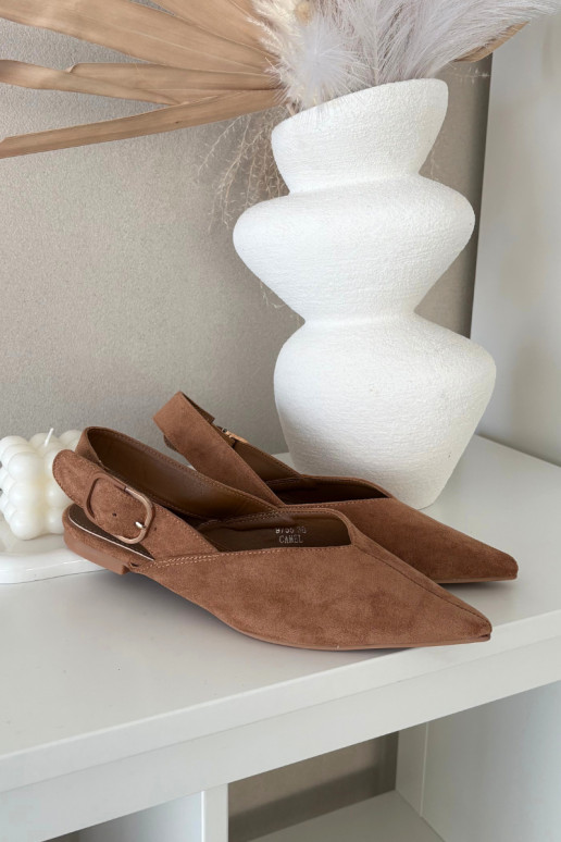 Ballerines Féminin avec boucles marron Tanelia