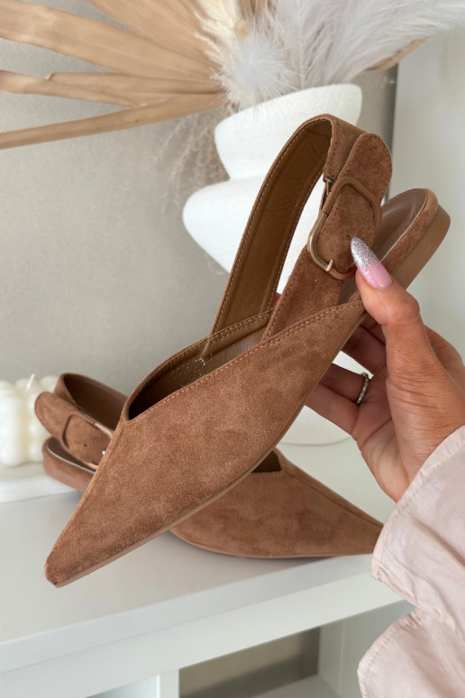 Ballerines Féminin avec boucles marron Tanelia