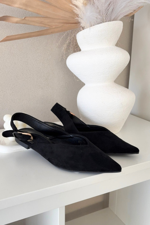 Ballerines Féminin avec boucles couleur noire Tanelia