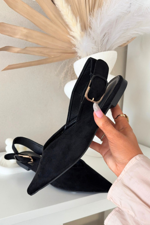 Ballerines Féminin avec boucles couleur noire Tanelia