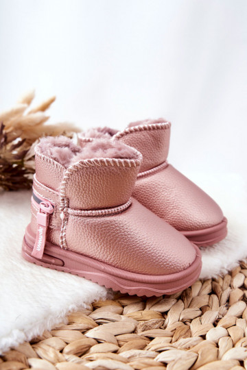 Bottes de neige pour enfants couleur rose Frosty 2