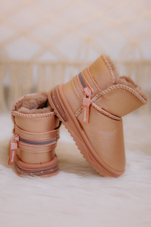 Bottes de neige pour enfants couleur rose Frosty
