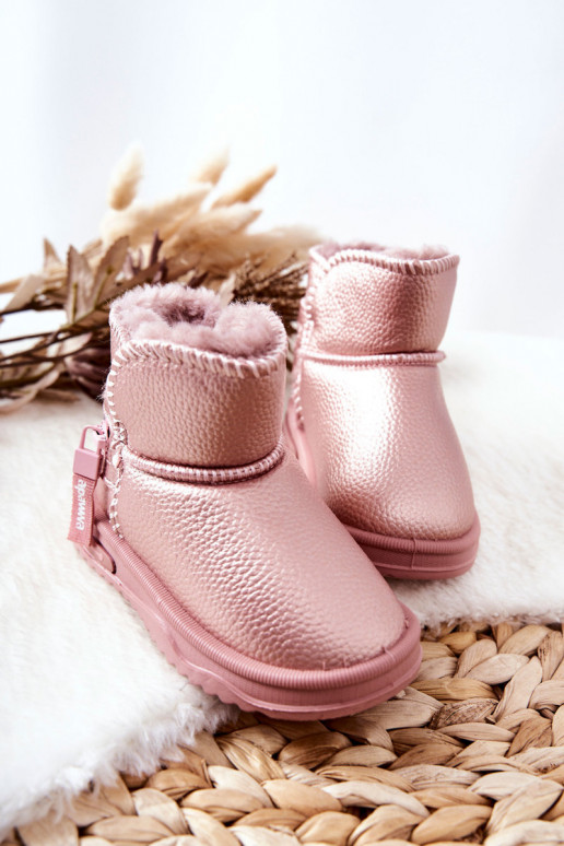Bottes de neige pour enfants couleur rose Frosty