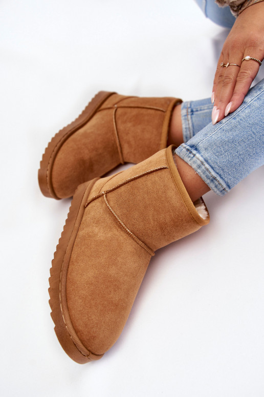 Féminin réchauffer Bottes Bottes de neige marron Virgina