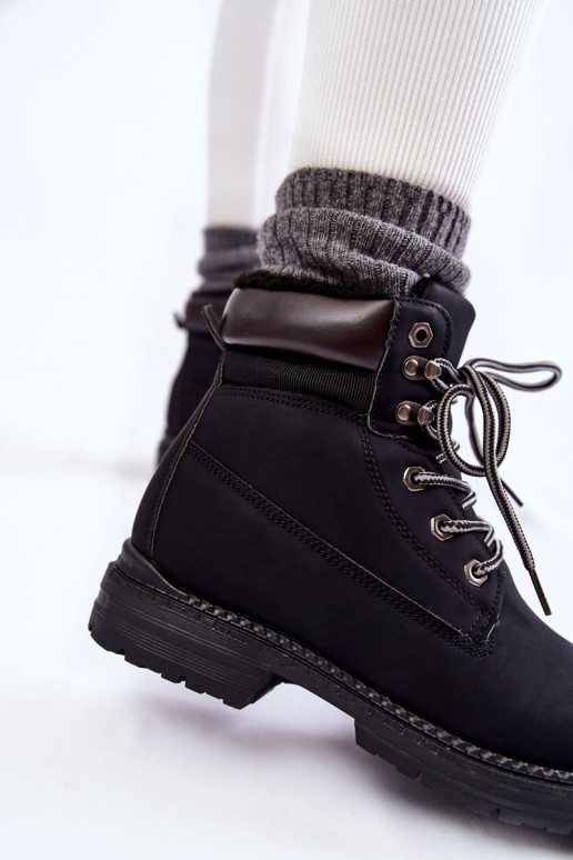 Féminin réchauffer Bottes chaussures couleur noire Lonne