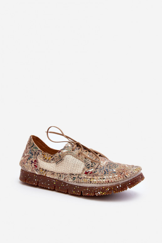 À motifs chaussures Féminin Il fautciejka 06347-04 beige