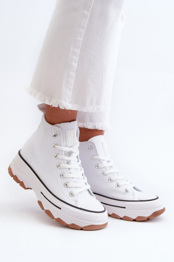 chaussures de loisirs à semelles Féminin avec une plateforme couleur blanche Valvia 2