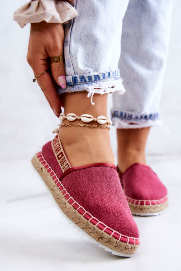  espadrilles Un modèle convaincant Big Star JJ274880 Rose foncé 2